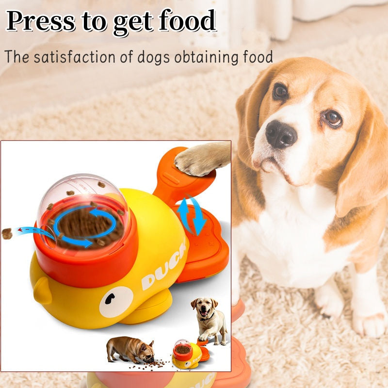Distributeur de croquettes interactif chien - base antidérapante