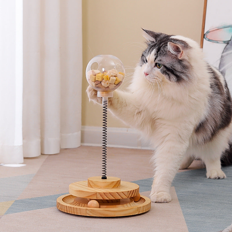 Distributeur de friandises interactif pour chat - vue d'ensemble