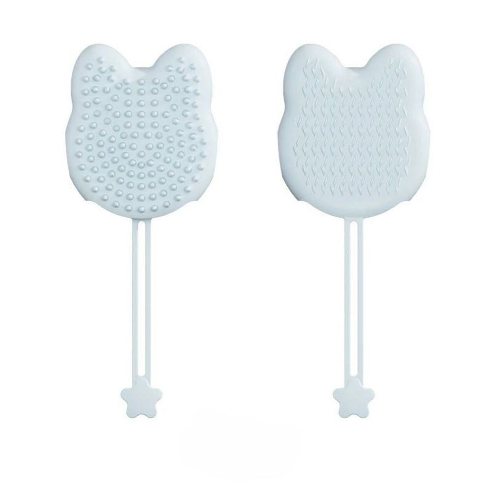Gant de bain silicone - coloris rose