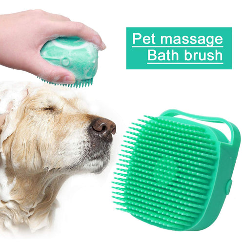 Brosse masseuse - distributeur de savon intégré