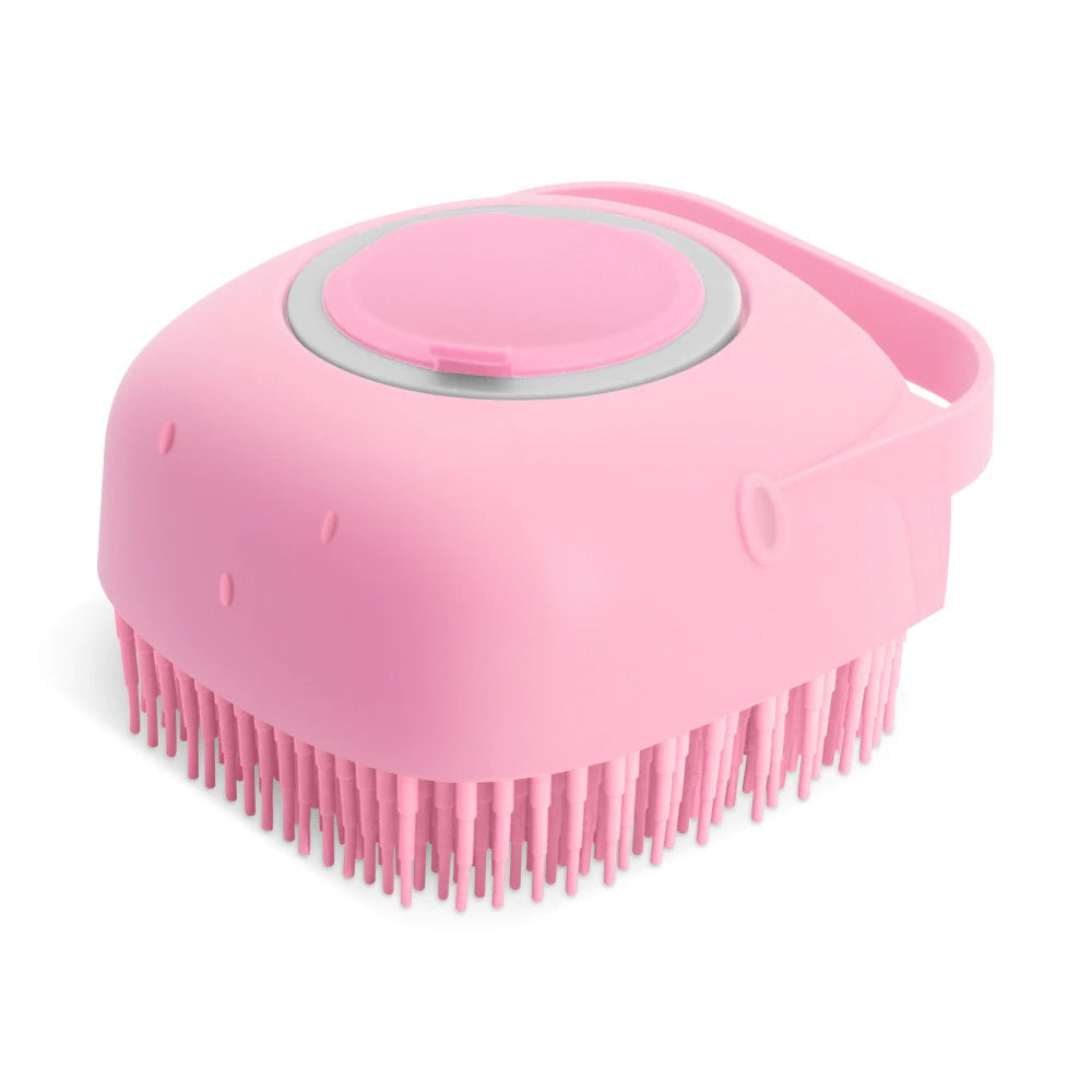 Brosse masseuse à shampoing - vue de dos
