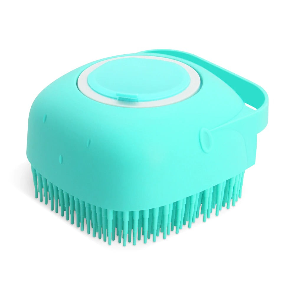 Brosse masseuse à shampoing pour chien et chat - packaging