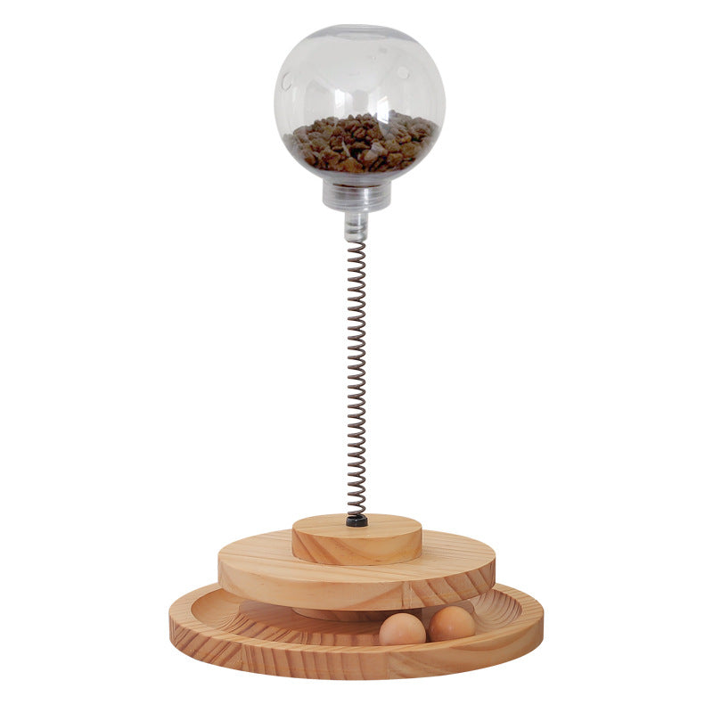 Distributeur de friandises pour chat - modèle grand trou