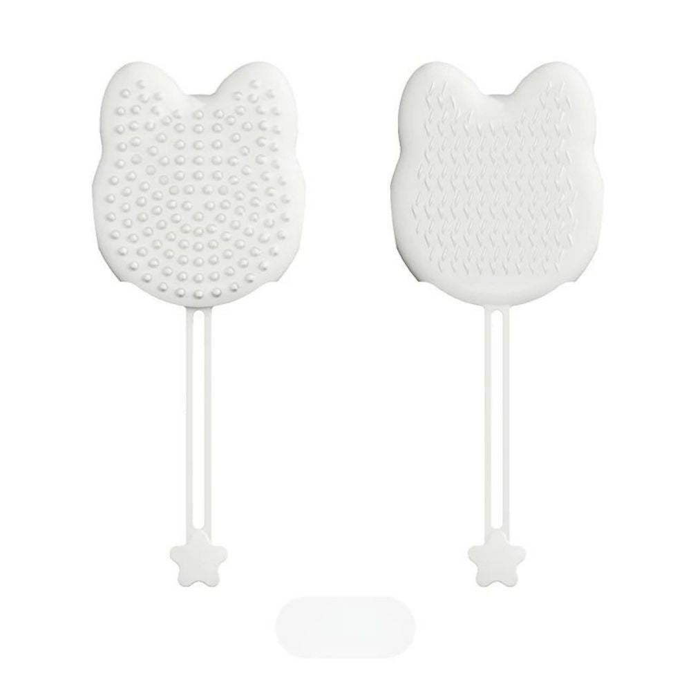 Gant de bain silicone - coloris violet