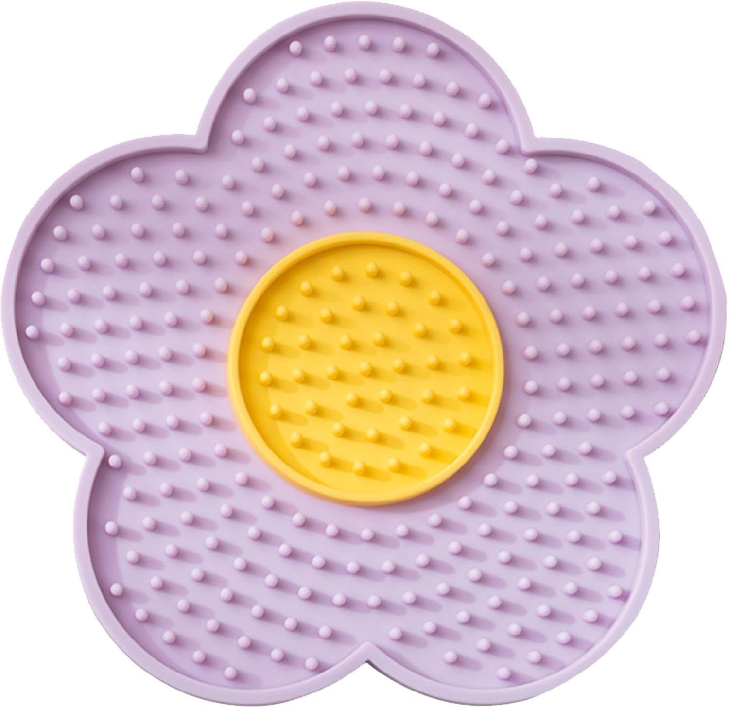 Tapis de léchage silicone - coloris rouge