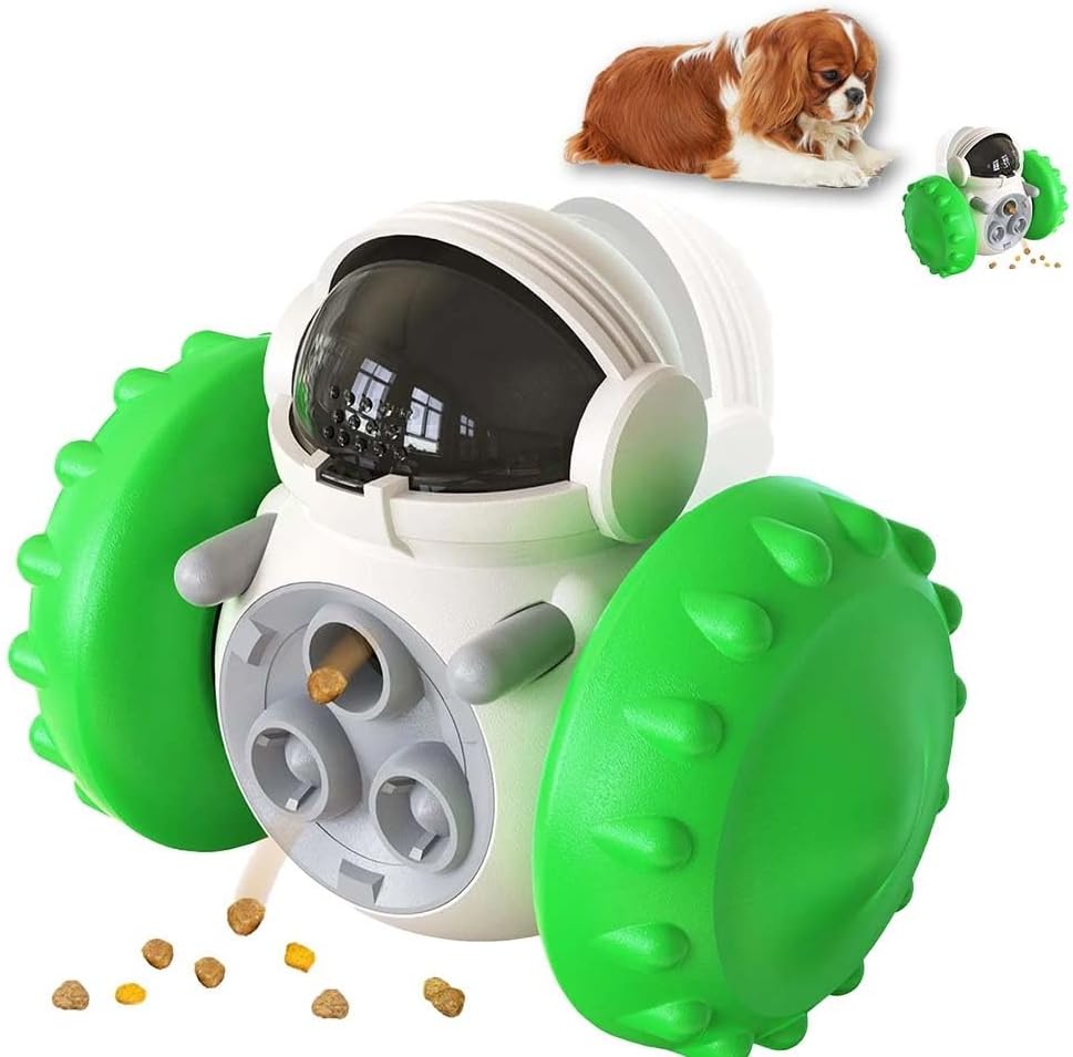 Distributeur de friandises pour chat - coloris vert