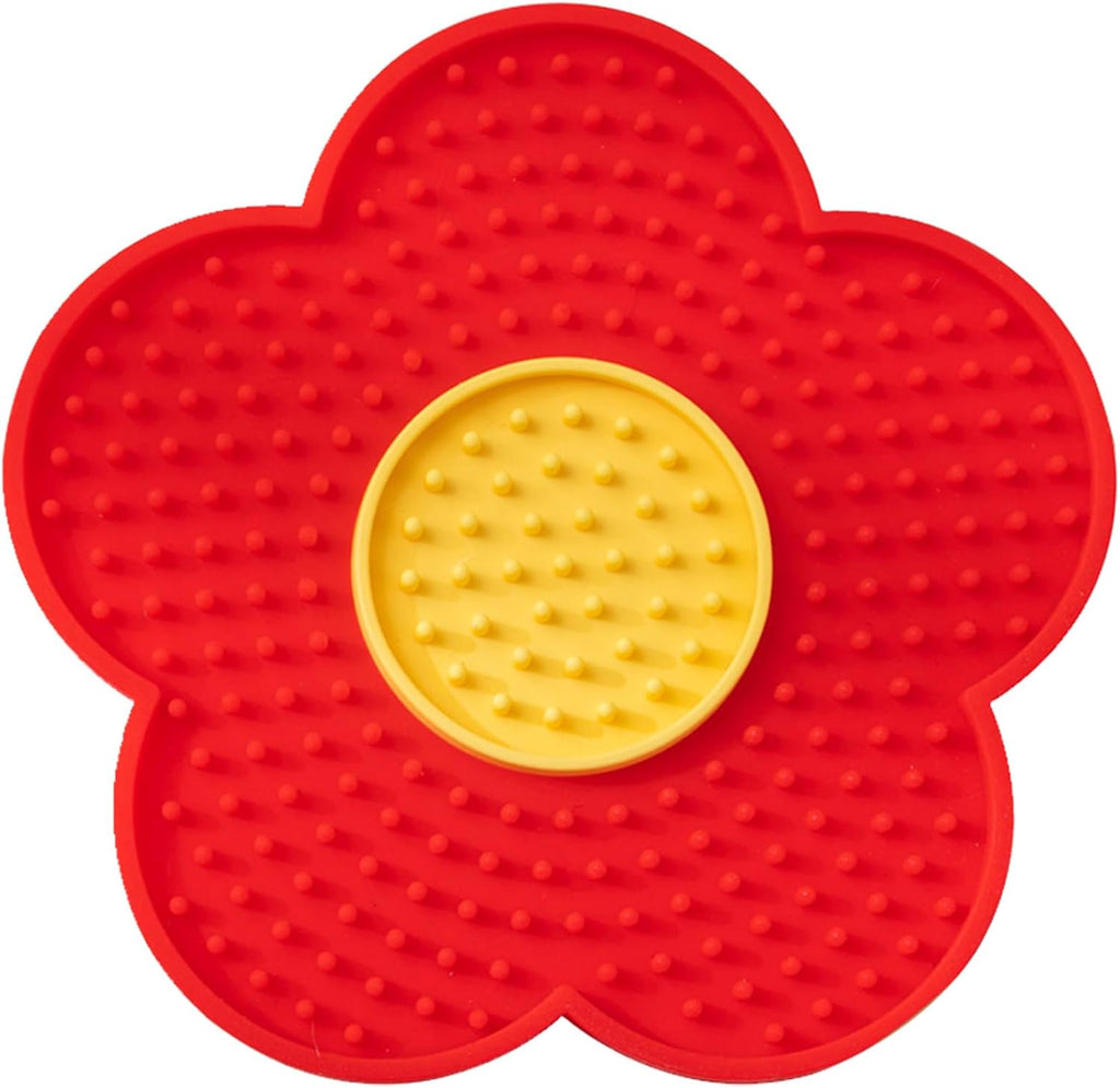 Tapis de léchage fleur en silicone - vue d'ensemble