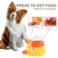 Distributeur de croquettes canard pour chien - vue d'ensemble